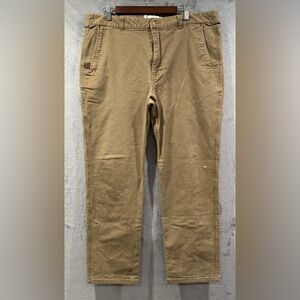 Duck Camp Brush Pants Mens 40R Brown Canvas Hunting Hiking Outdoor